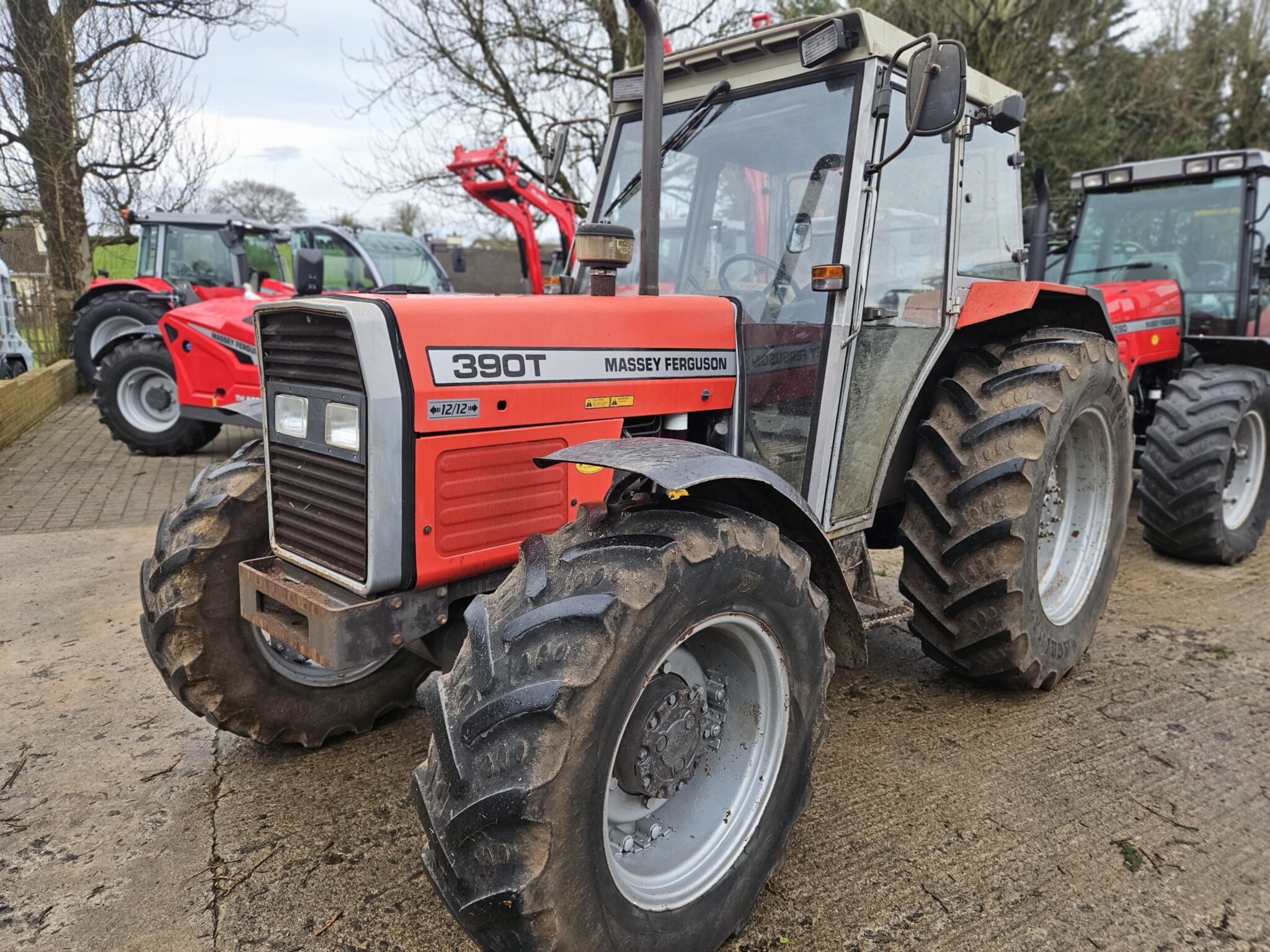 1993 MF 390T 4wd tractor, good off farm condition – Bell Tractors
